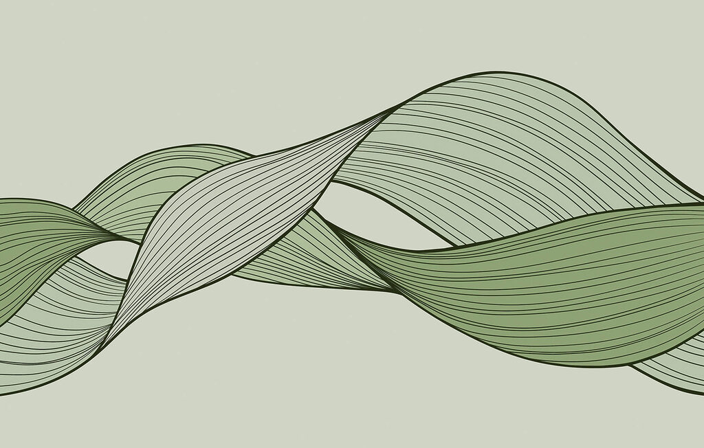 Vagues tressées — motif complet