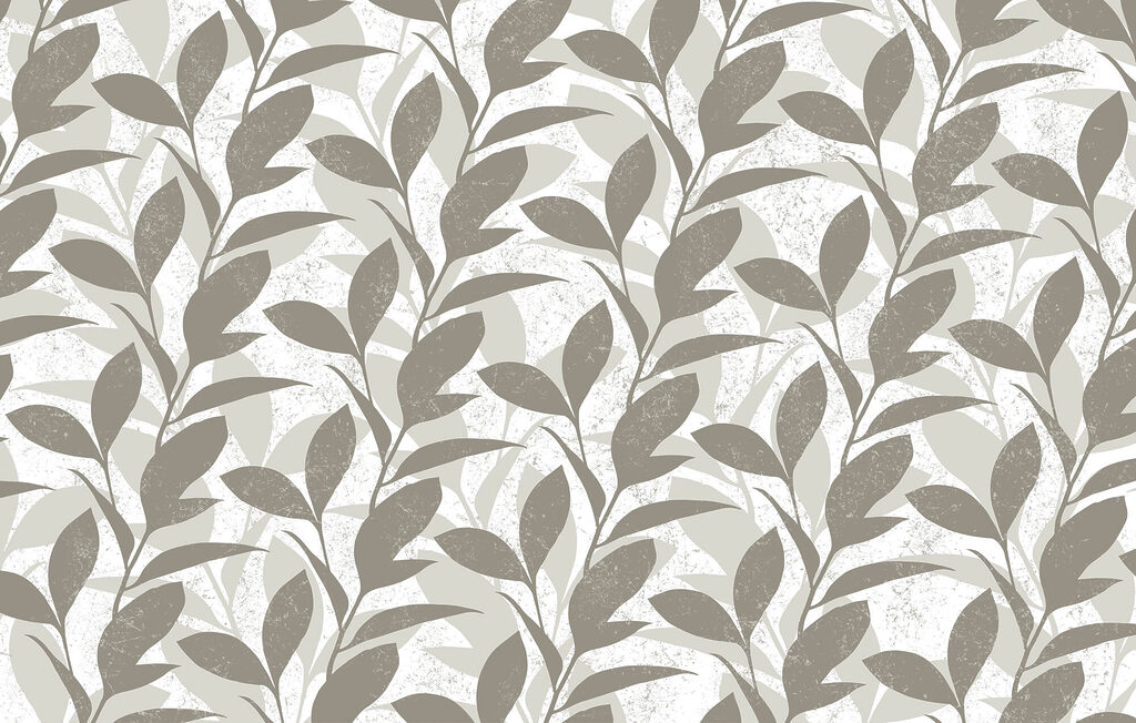 Petites feuilles en cadence — motif complet
