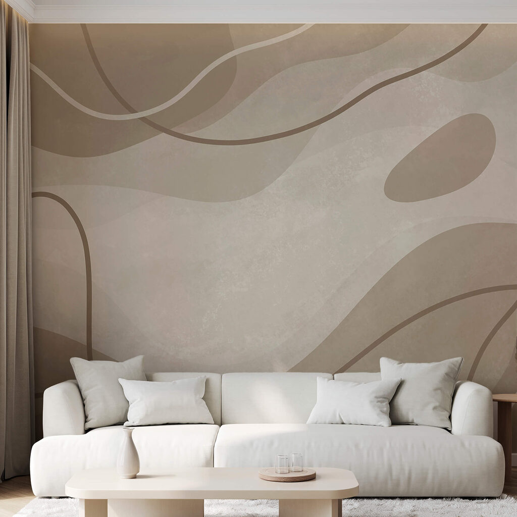 Lignes qui serpentent dans un intérieur