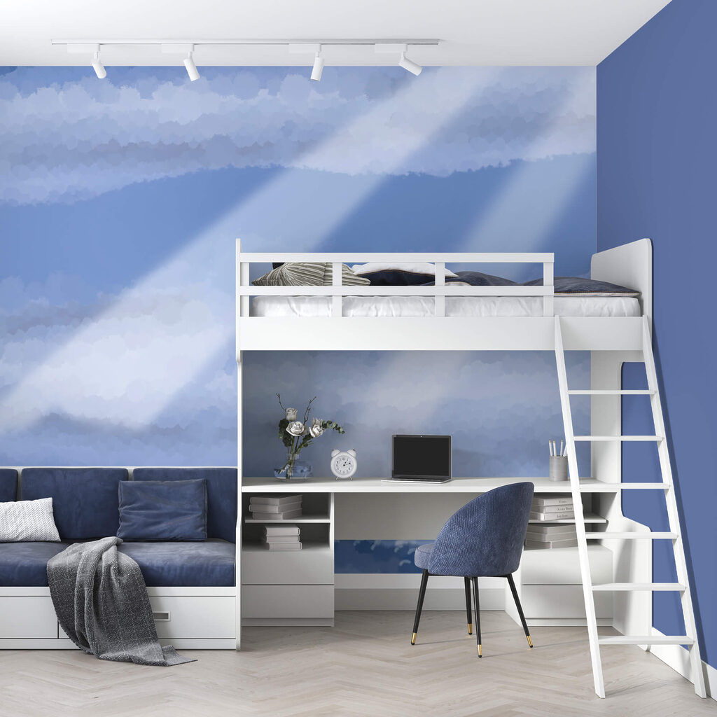 Rayons entre les nuages — intérieur 1