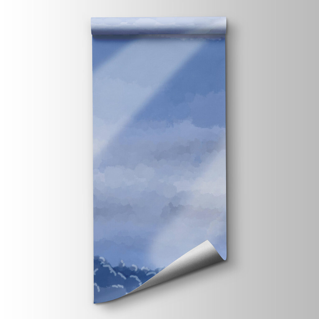 Rayons entre les nuages — vue du produit