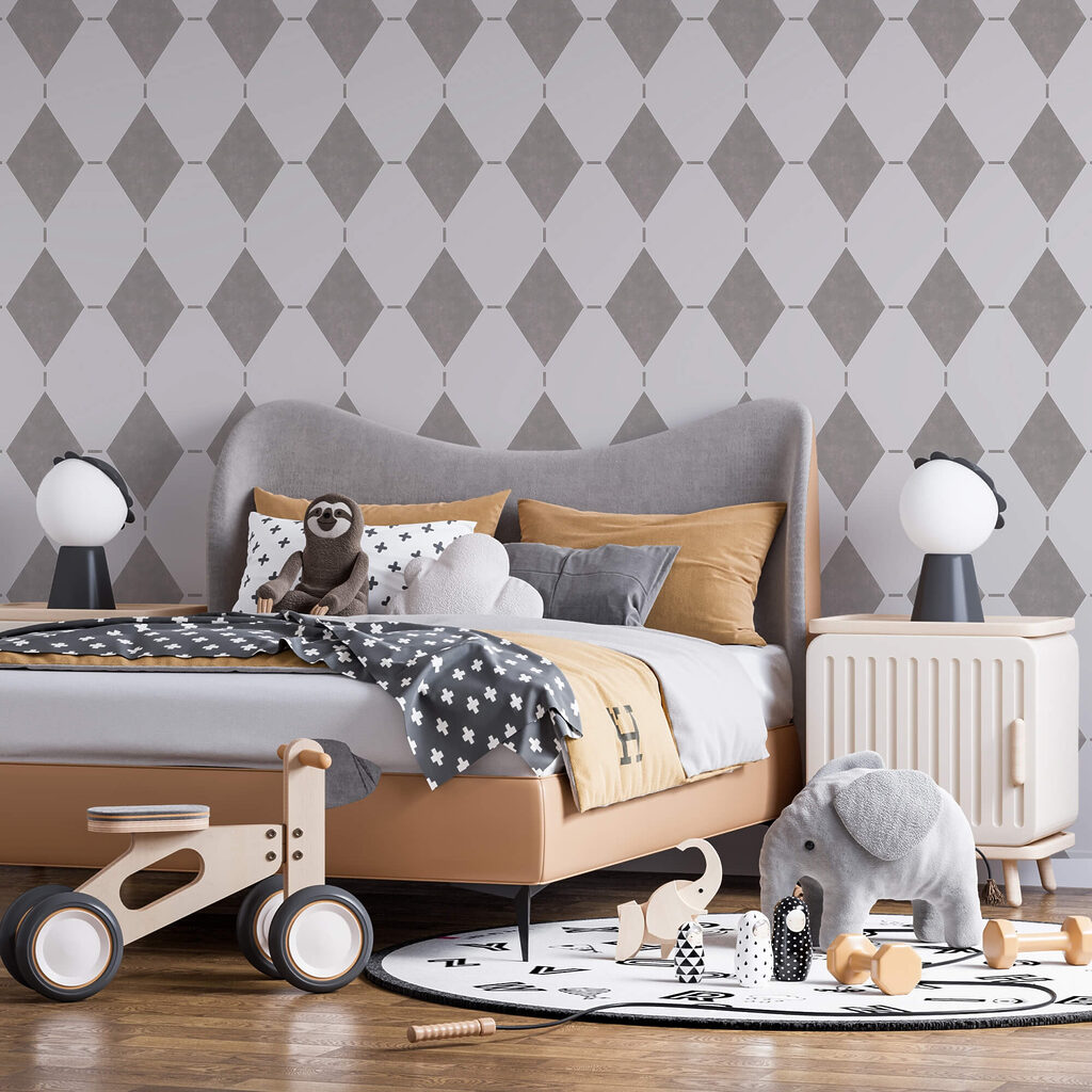 Losanges gris — intérieur 2