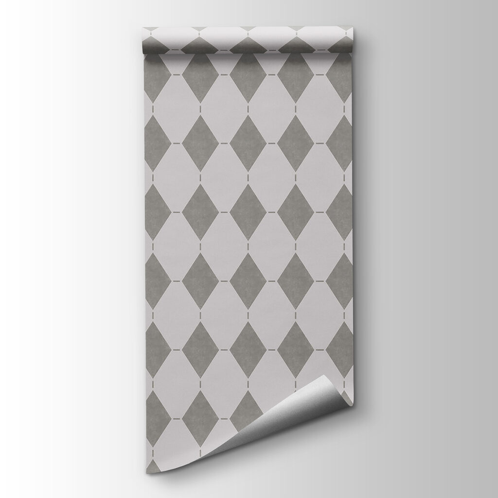 Losanges gris — vue du produit