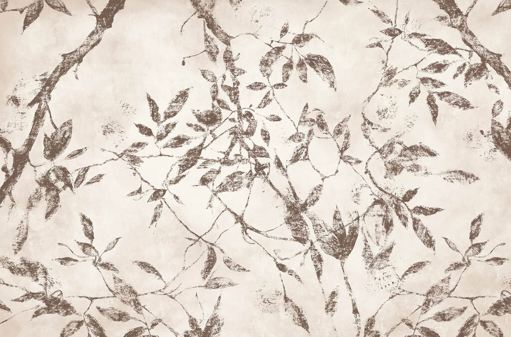 Rameaux comme d’anciens dessins — motif complet