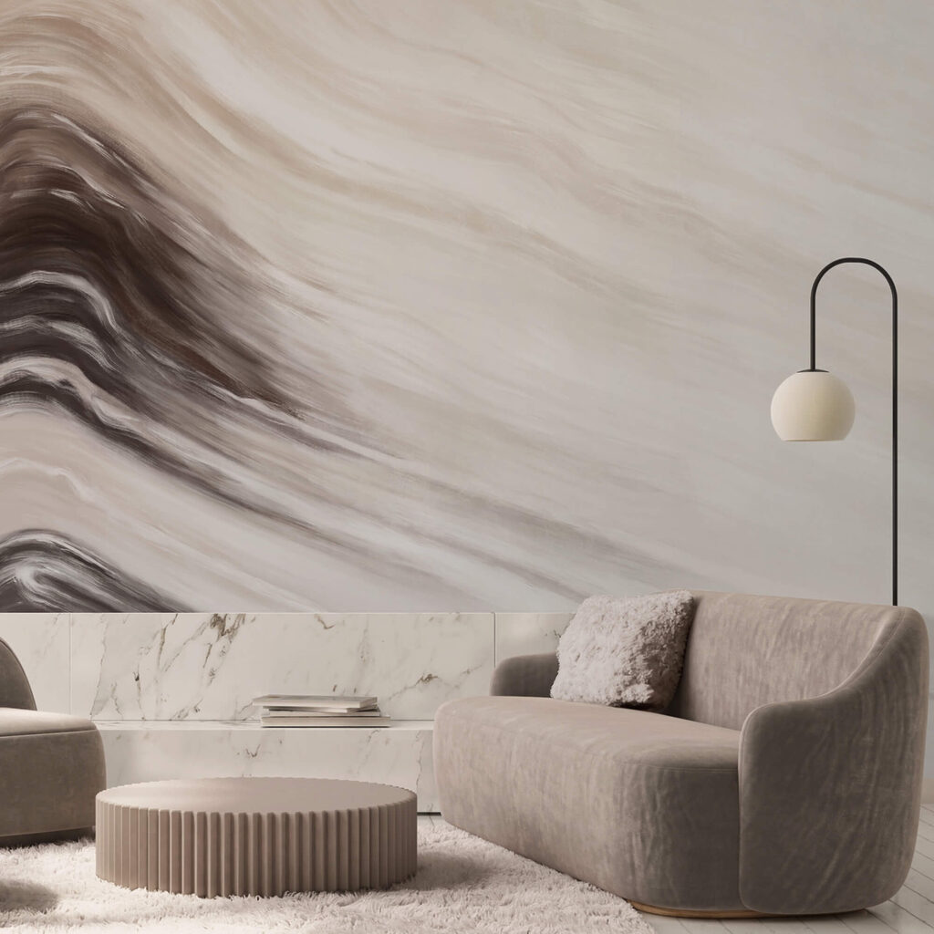 Douces vagues abstraites — intérieur 2
