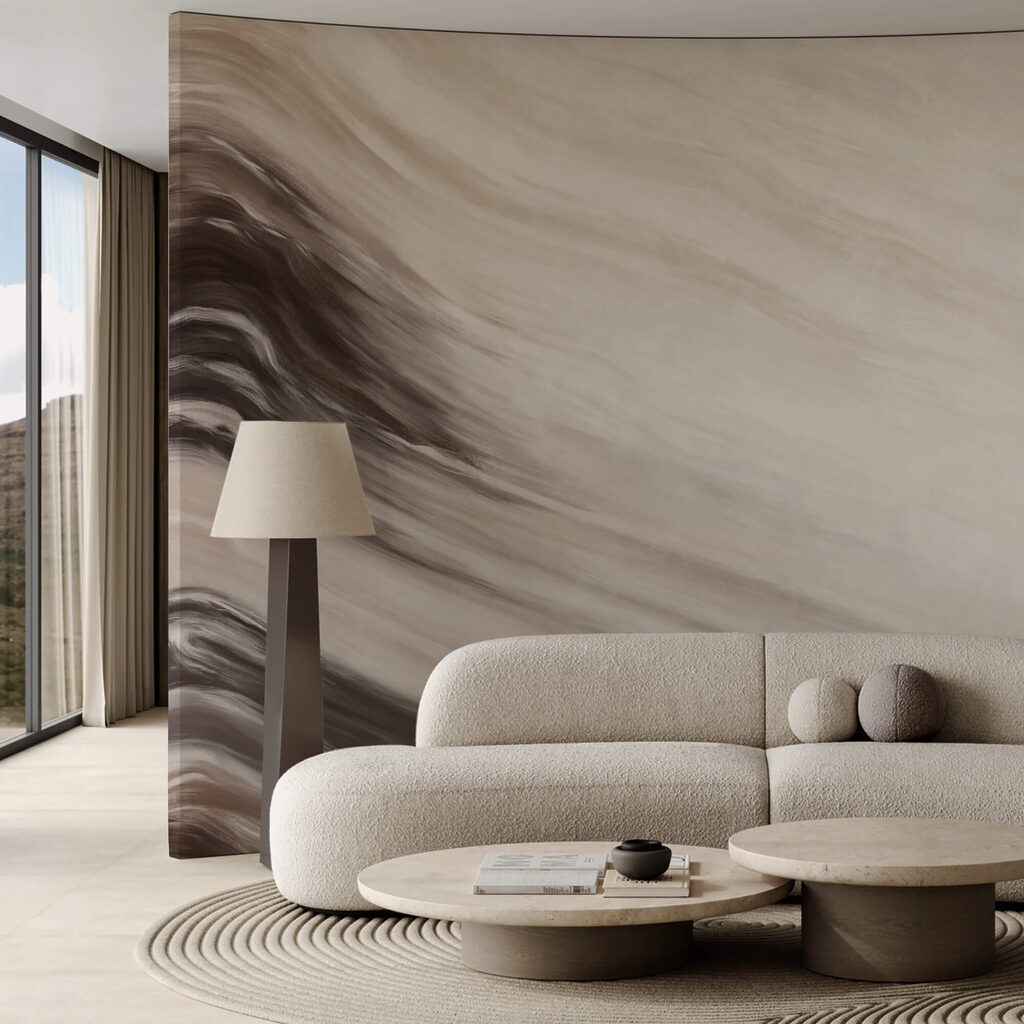 Douces vagues abstraites — intérieur 3