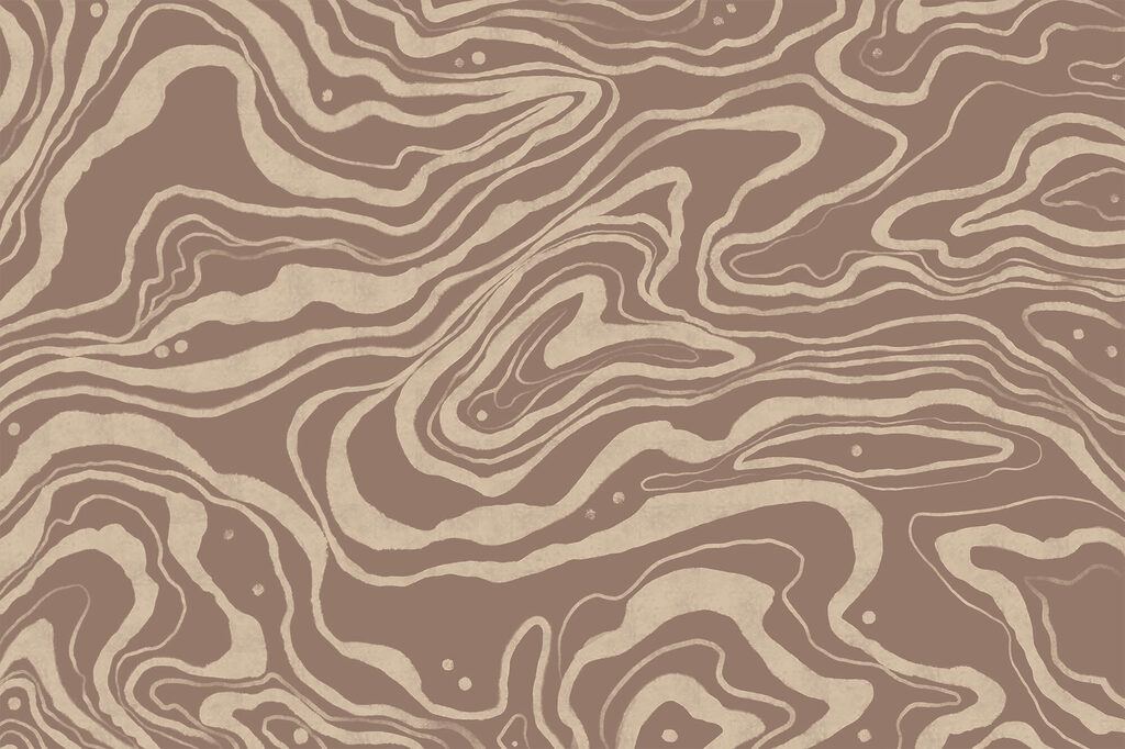 Vagues de fins contours — motif complet