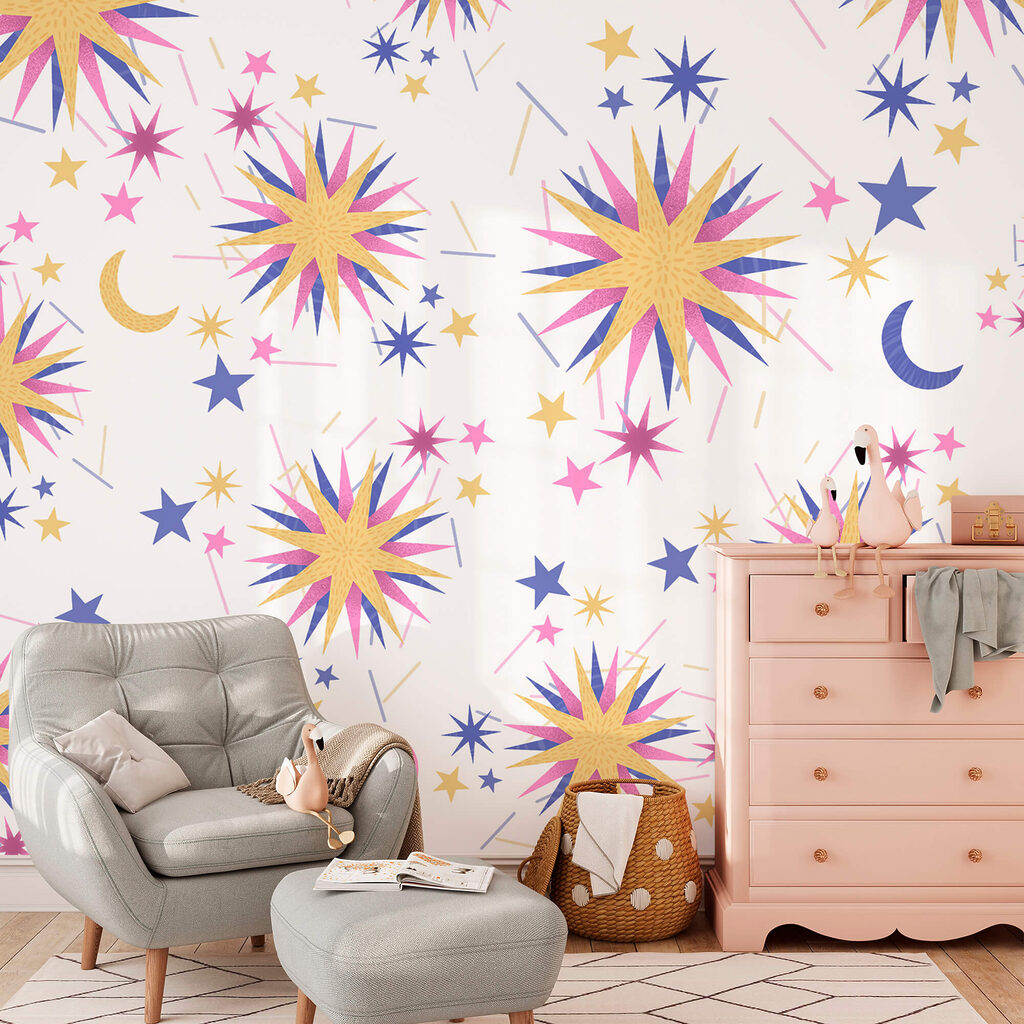 Étoiles et petites lunes — intérieur 2