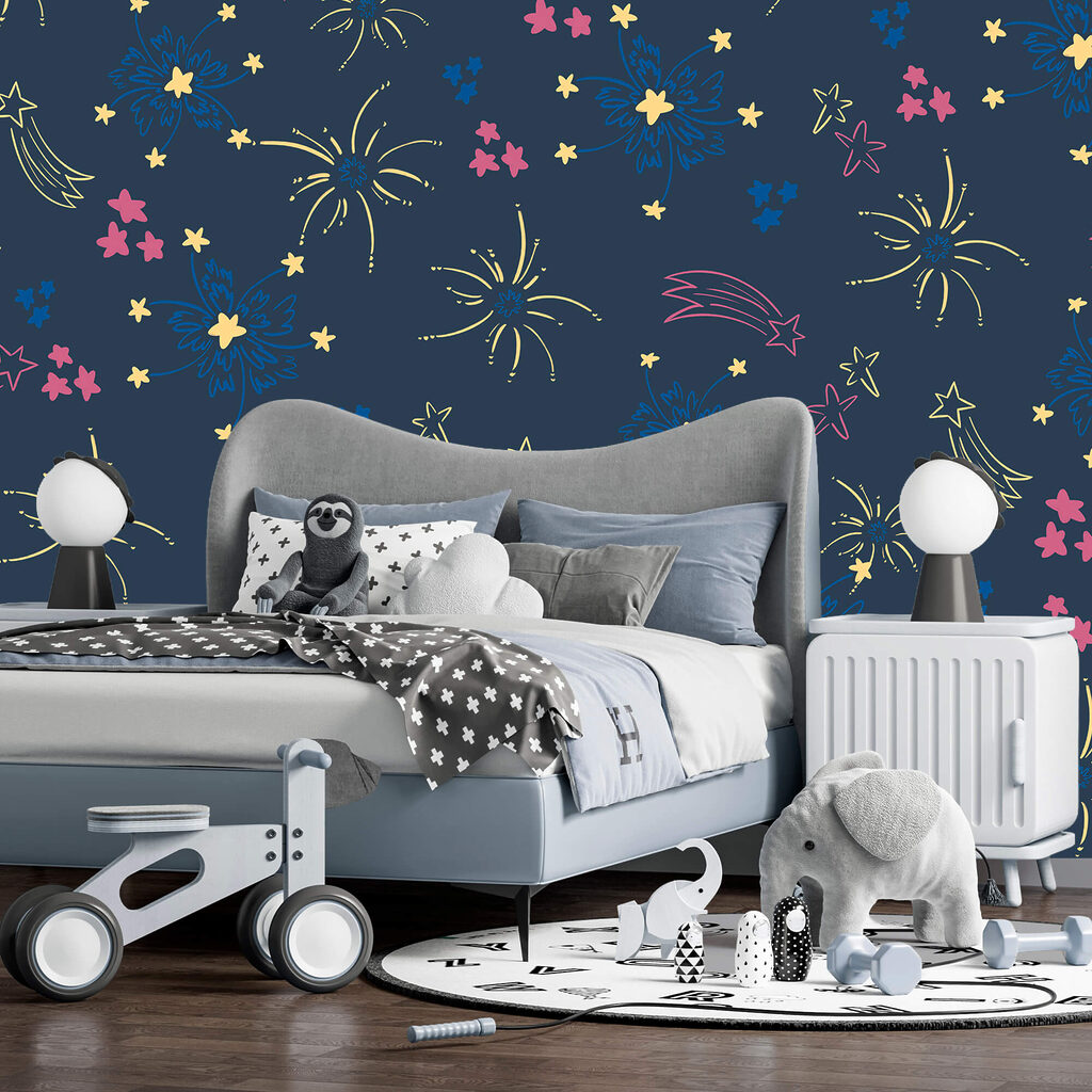 Feux d’artifice et étoiles — intérieur 1