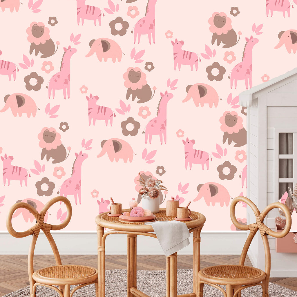 Petits animaux et fleurs — intérieur 1