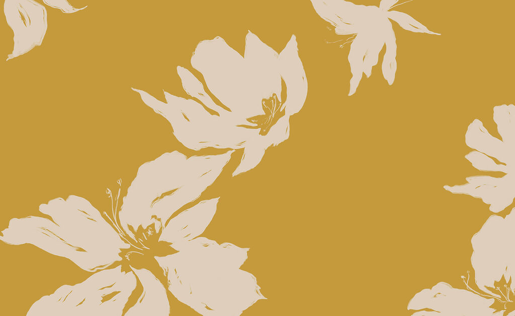 Fleurs en silhouette — motif complet