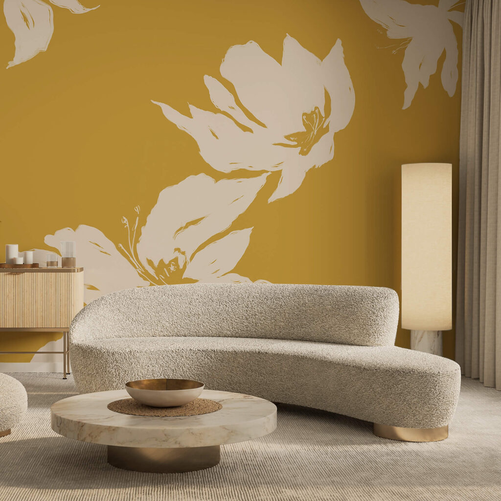Fleurs en silhouette — intérieur 1