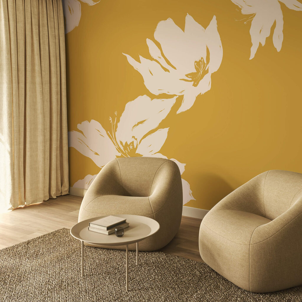 Fleurs en silhouette — intérieur 2