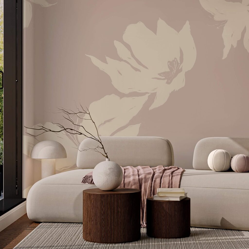 Fleurs en silhouette — intérieur 2