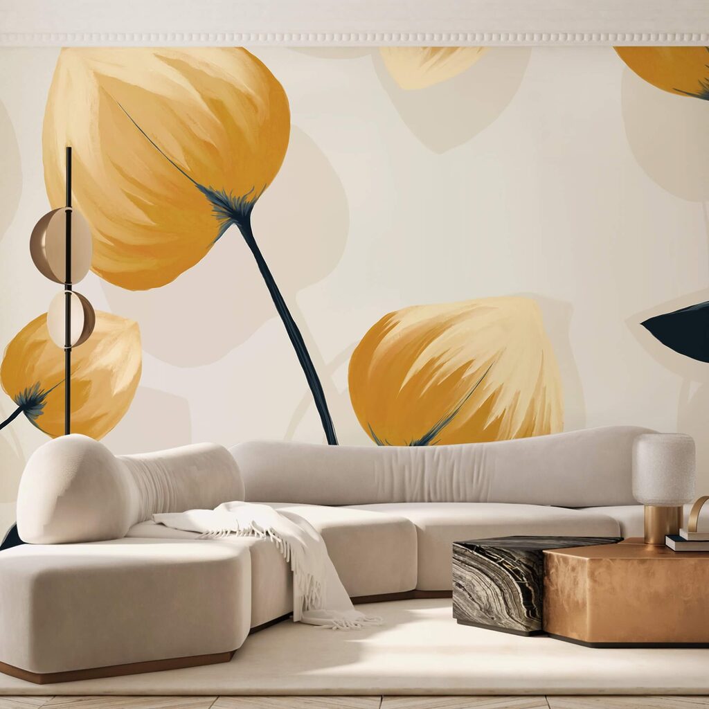 Grandes fleurs élancées — intérieur 1