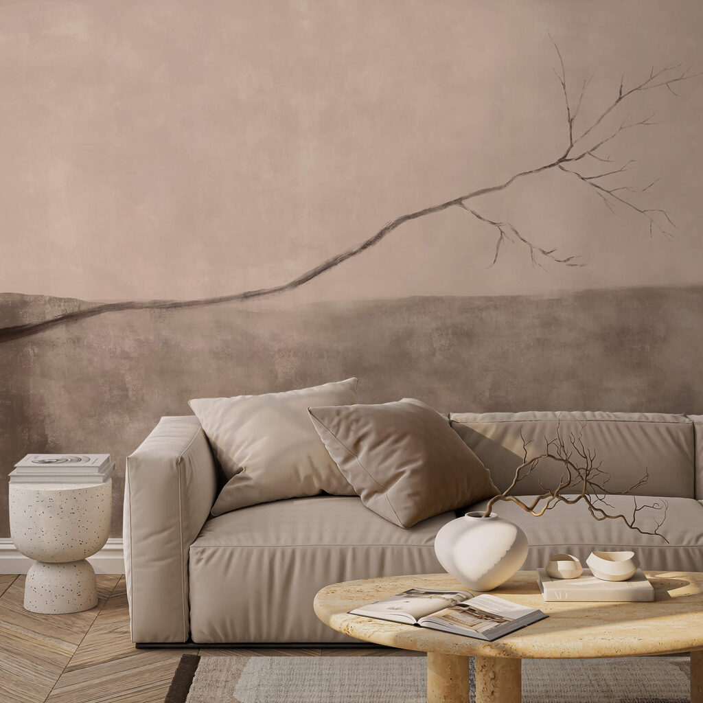 Branche au-dessus du champ — intérieur 1