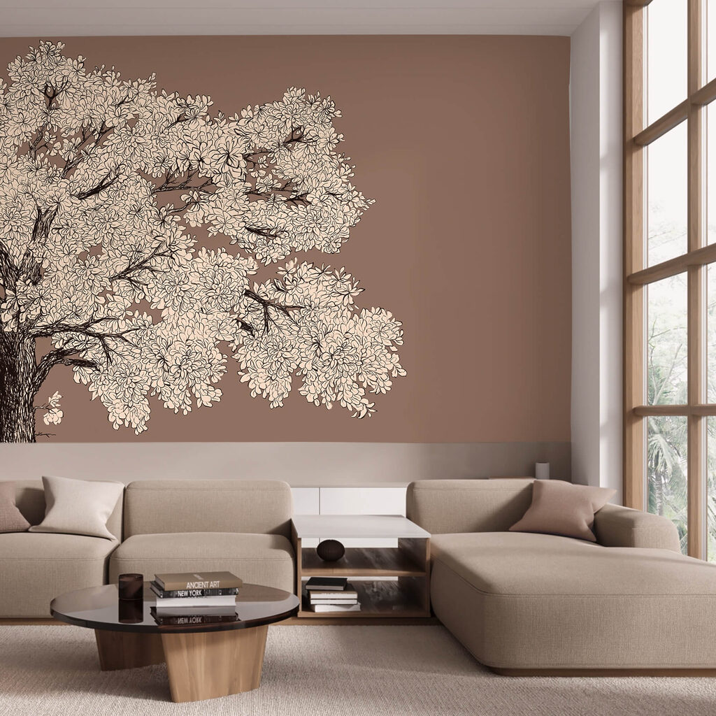 Large ramure fleurie — intérieur 1