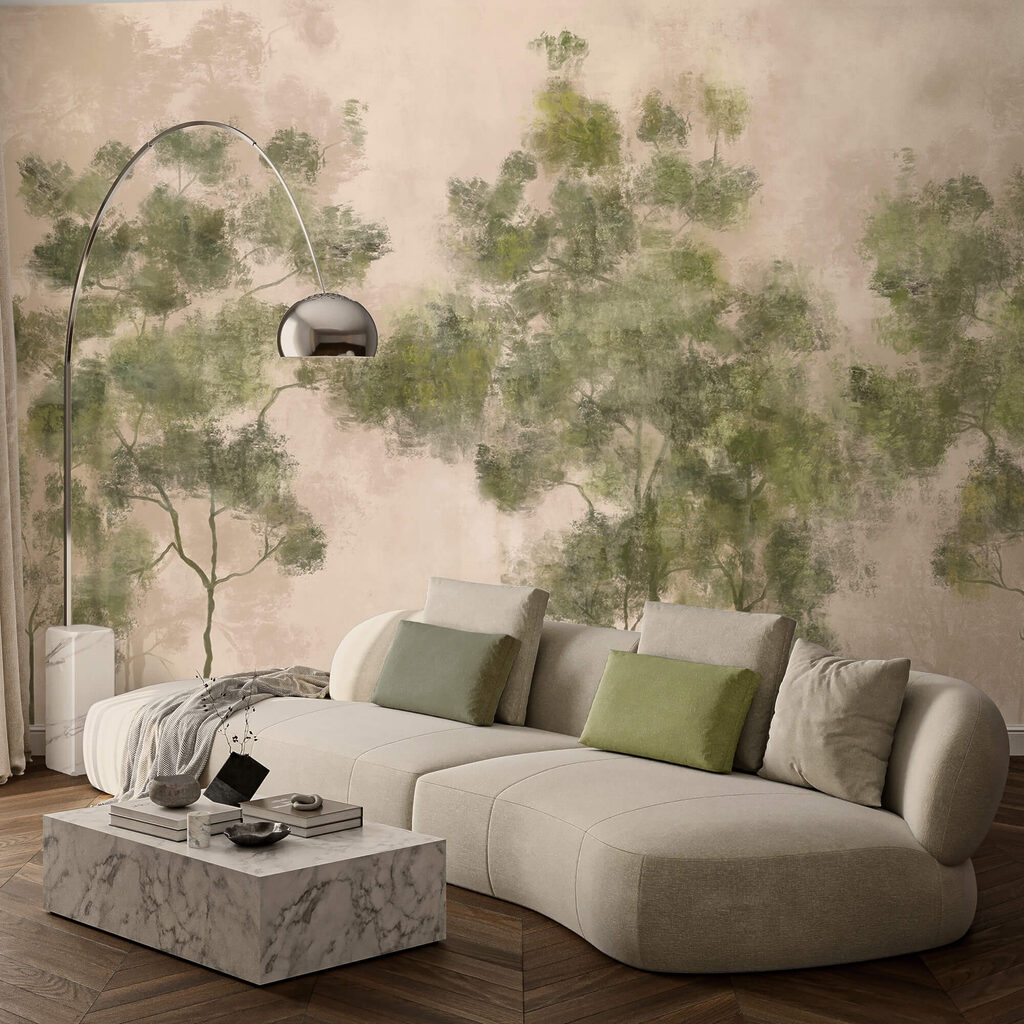 Arbres au feuillage vert — intérieur 2