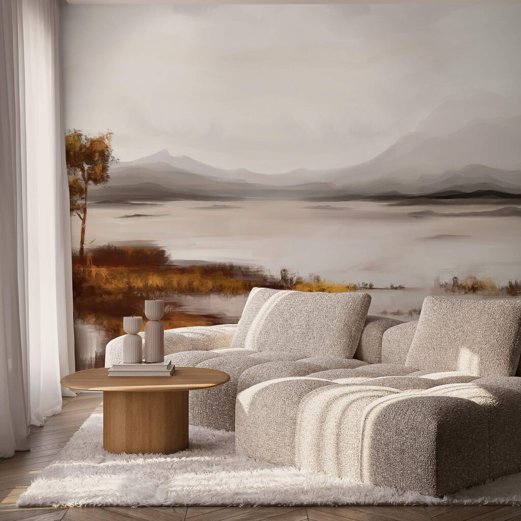 Lac sous les montagnes — intérieur 1