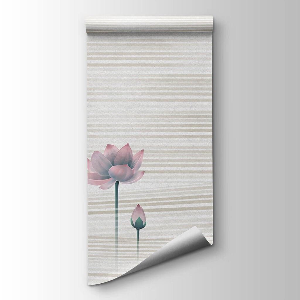 Deux fleurs délicates — vue du produit