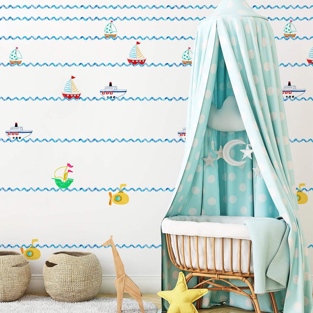 Petits bateaux colorés — intérieur 1