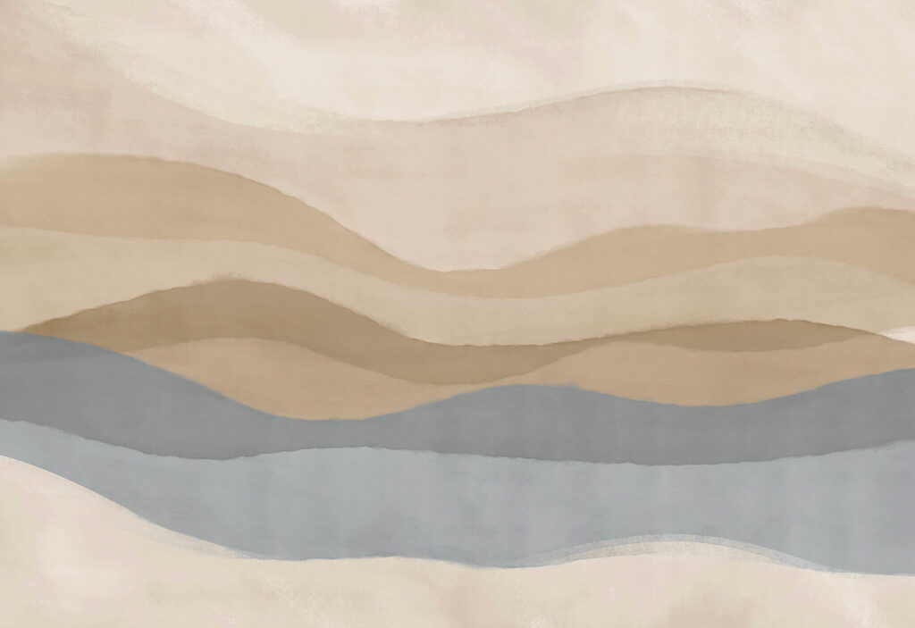 Plage abstraite — motif complet