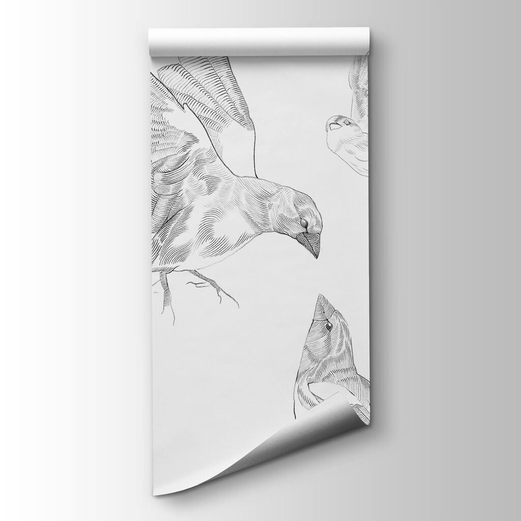 Oiseaux qui s’envolent — vue du produit