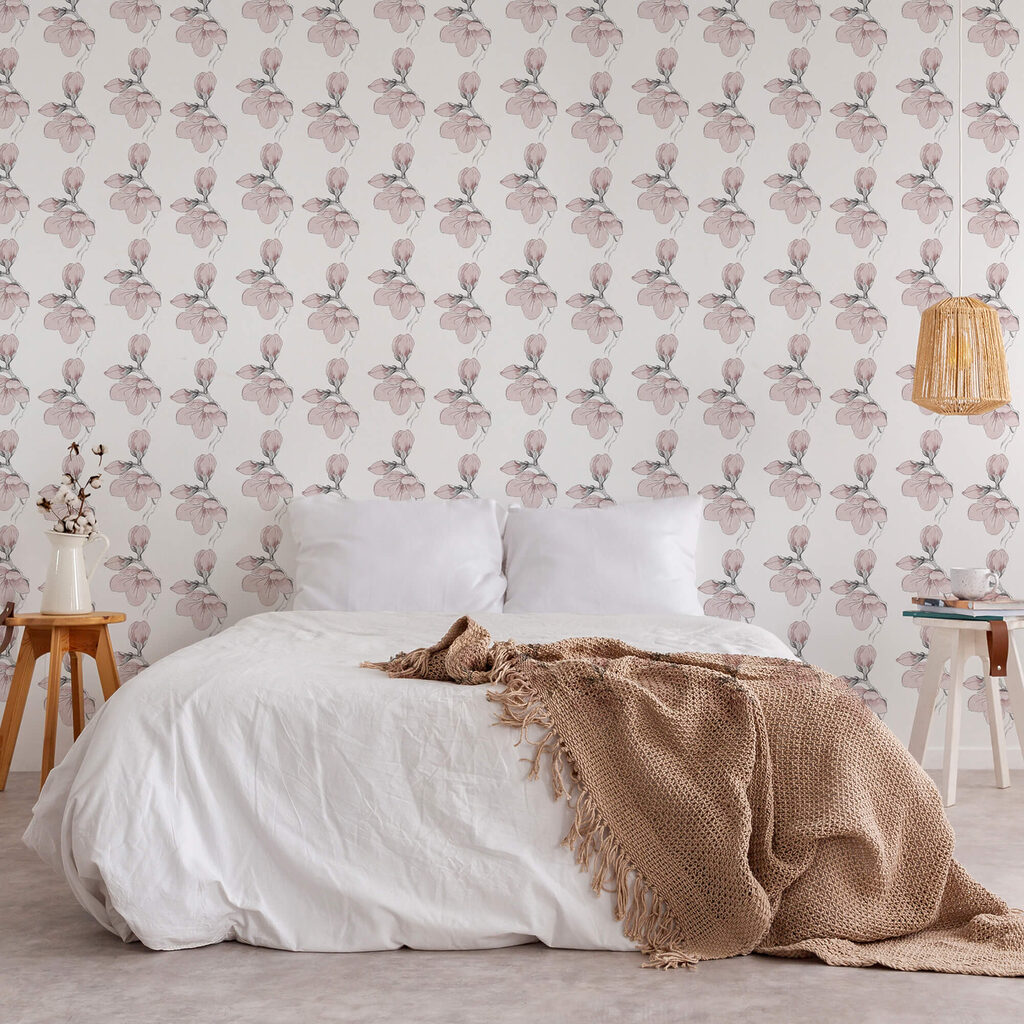 Fleurettes en rangées — intérieur 1
