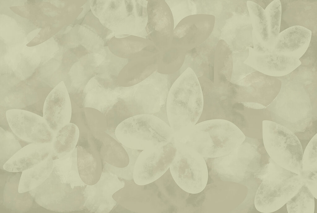 Grandes fleurs douces — motif complet