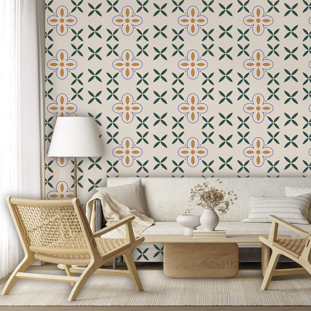 Petites croix et fleurs — intérieur 1