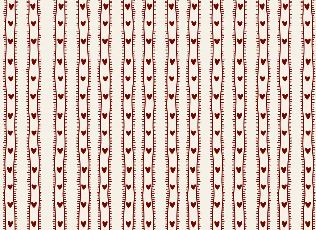 Rayures de feuillage — motif complet