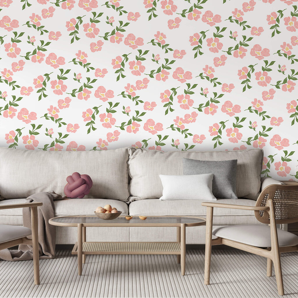 Bouquets de fleurs roses — intérieur 1