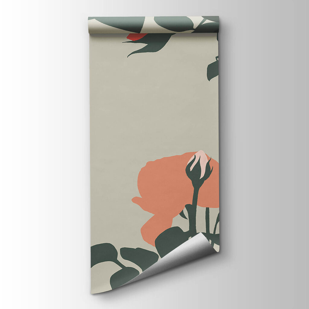 Boutons et feuilles rondes — vue du produit