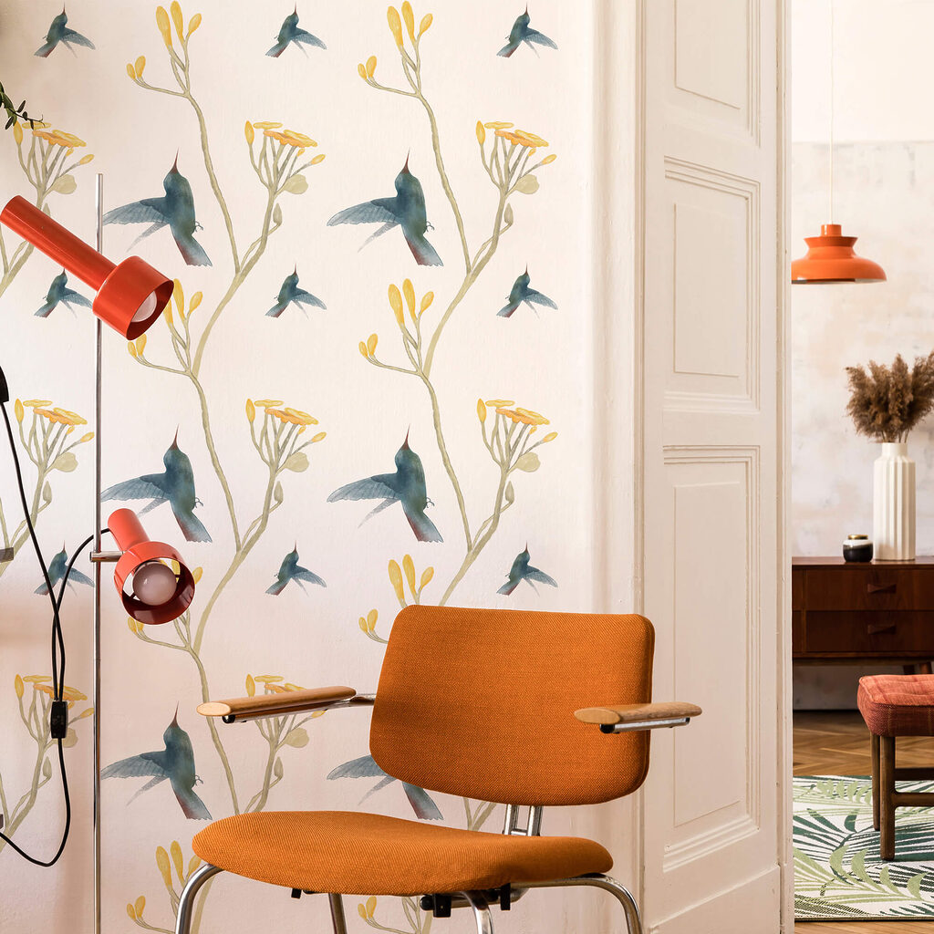Fleurs sur tiges courbes — intérieur 2