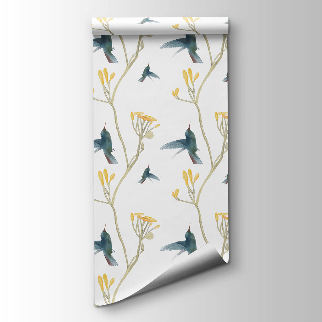 Fleurs sur tiges courbes — vue du produit