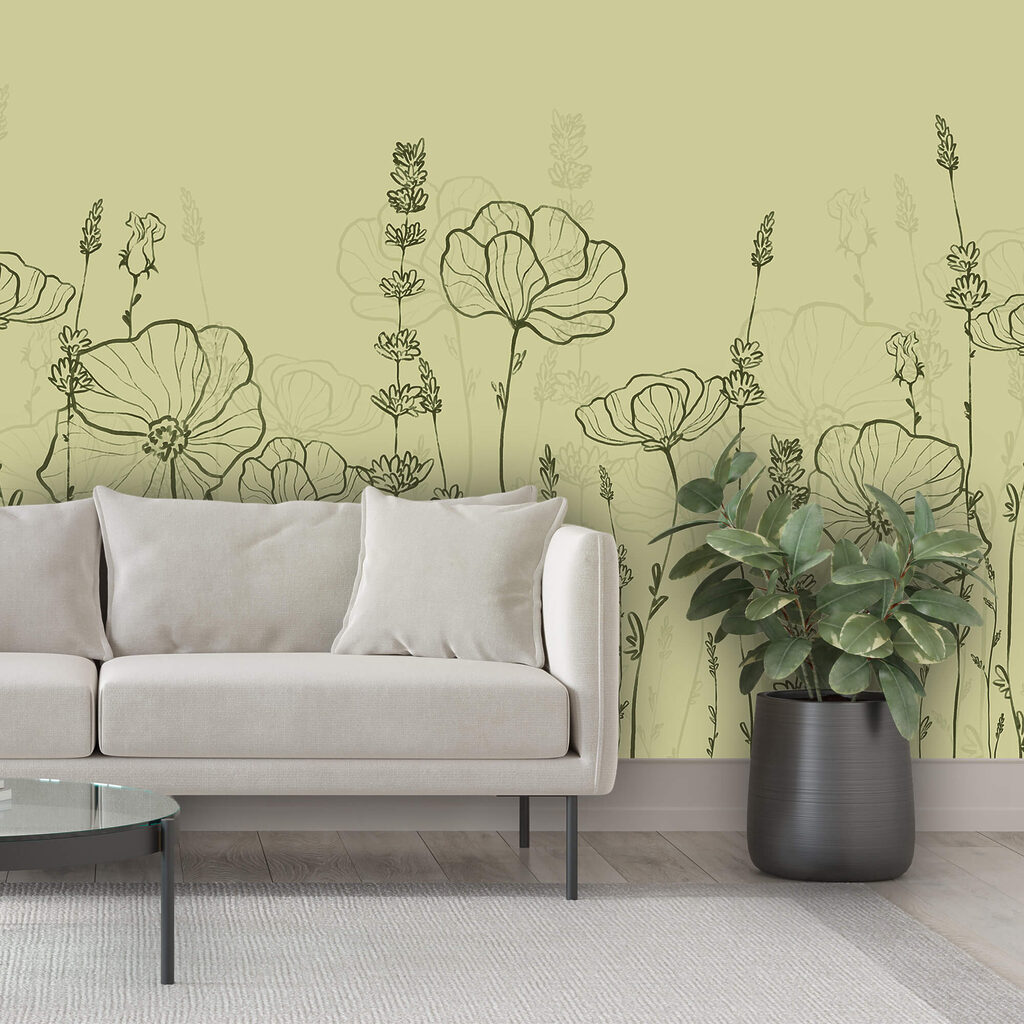 Fleurs au trait — intérieur 2