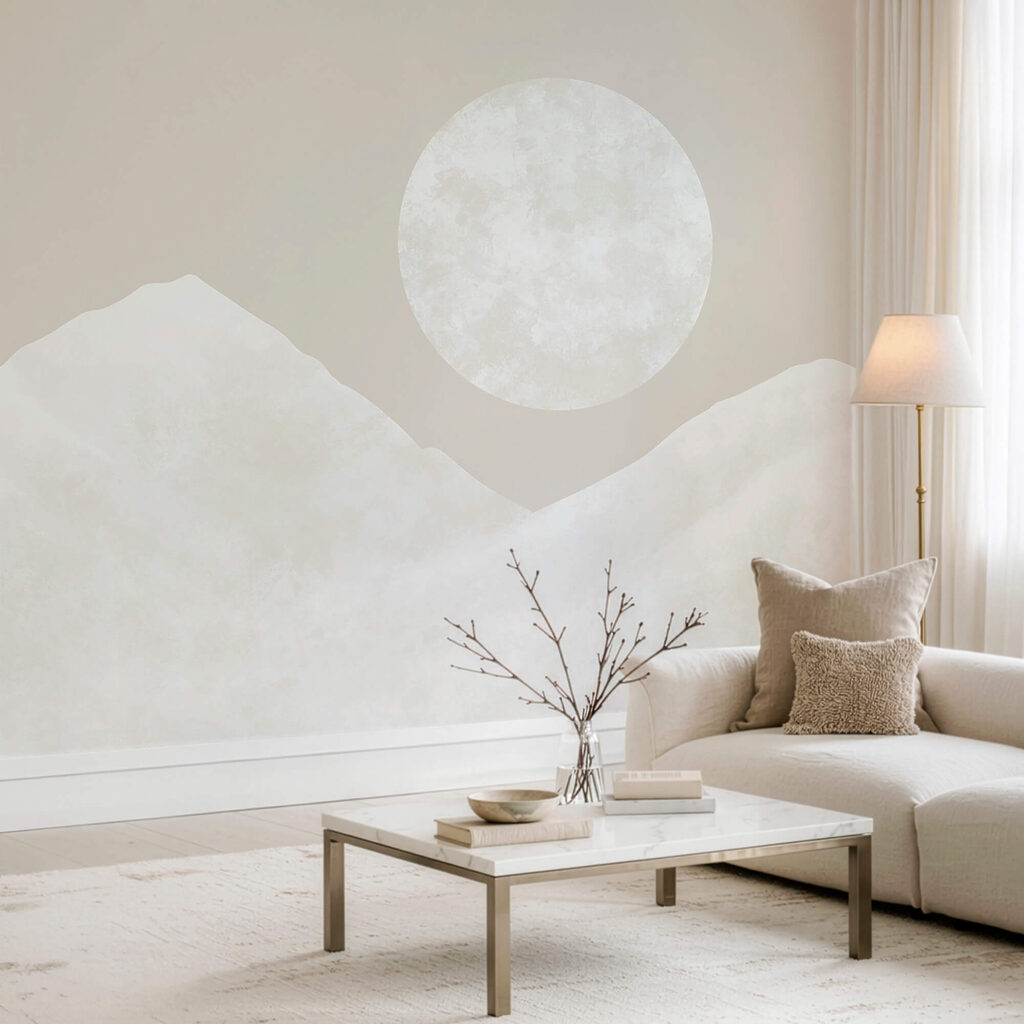 Lune sur les montagnes — intérieur 2