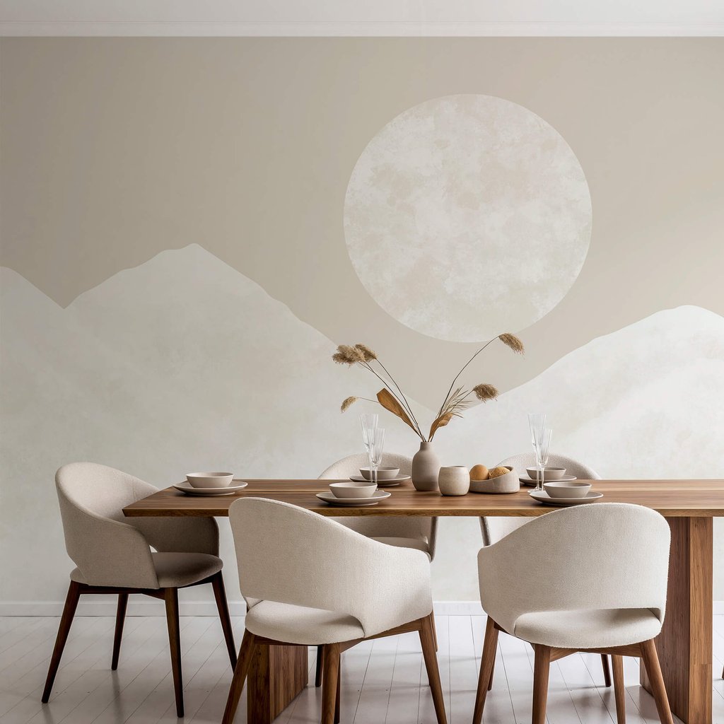 Lune sur les montagnes — intérieur 1