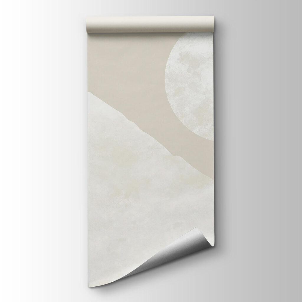 Lune sur les montagnes — vue du produit