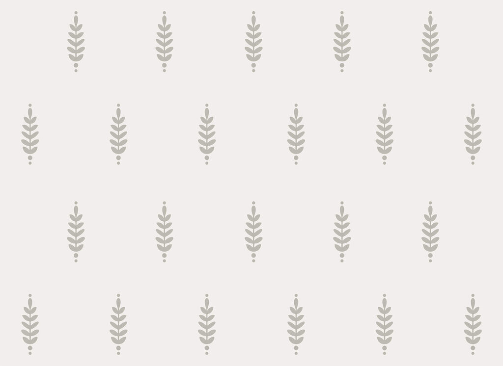 Rameaux alignés — motif complet