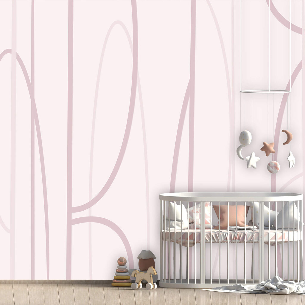 Boucles et lignes élancées dans un intérieur
