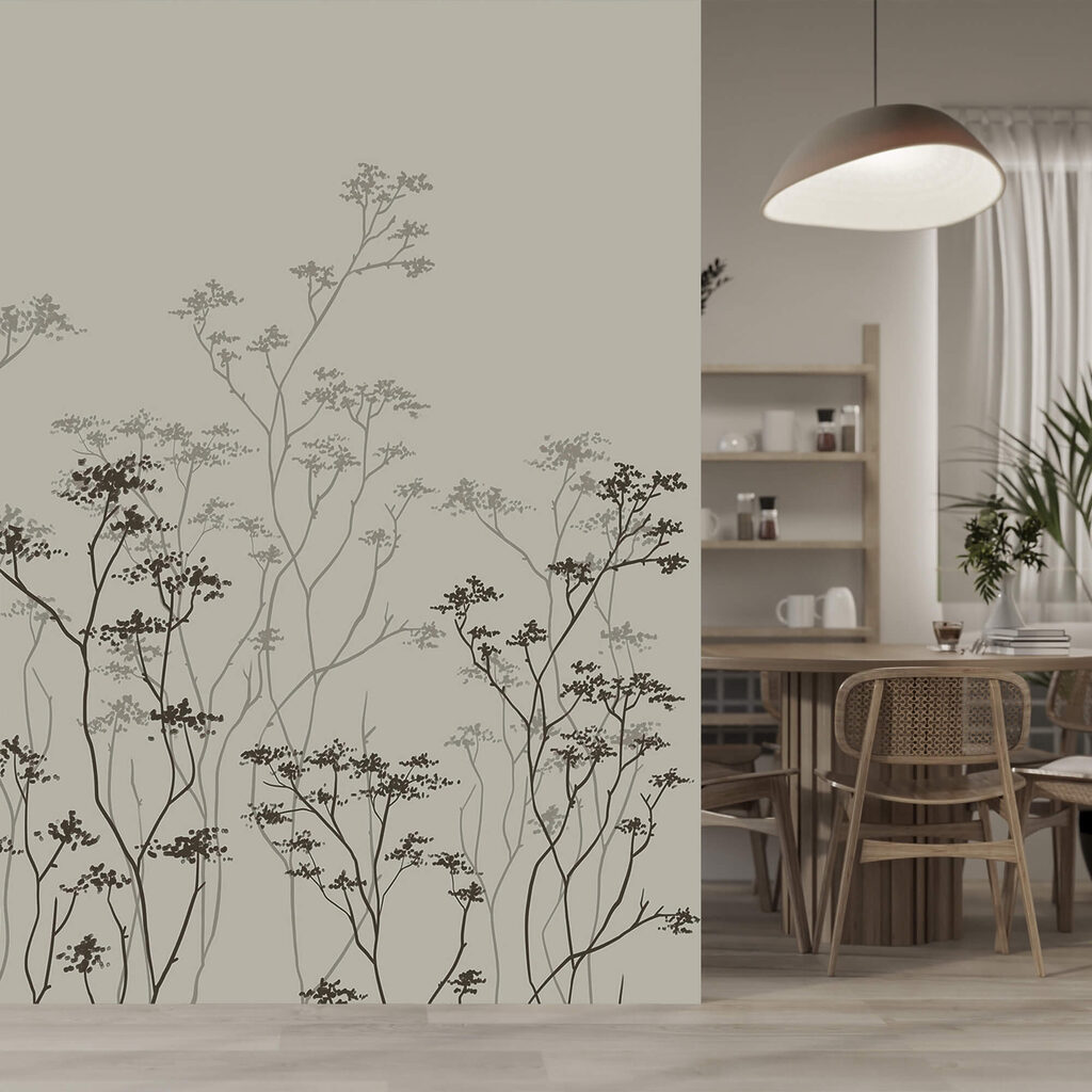 Rideau de fines tiges — intérieur 1