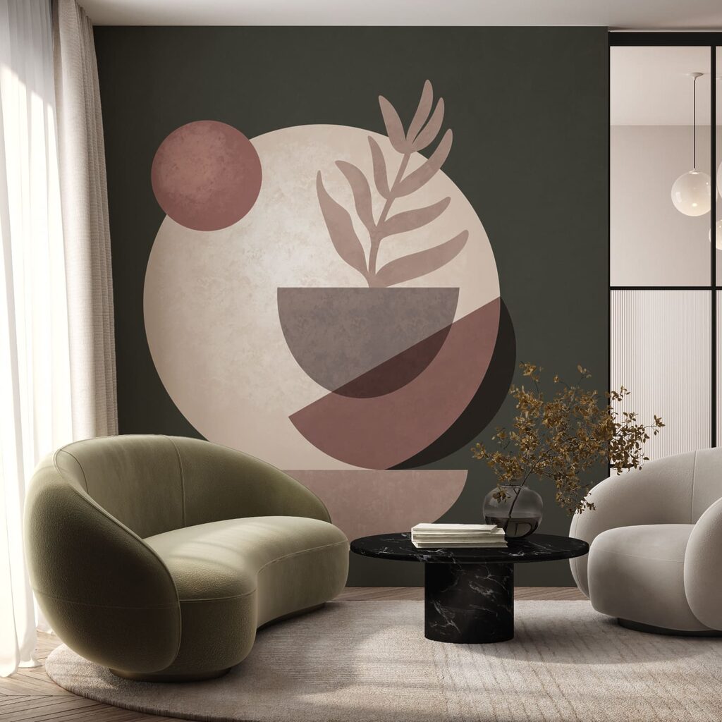 Feuille et bols empilés — intérieur 2