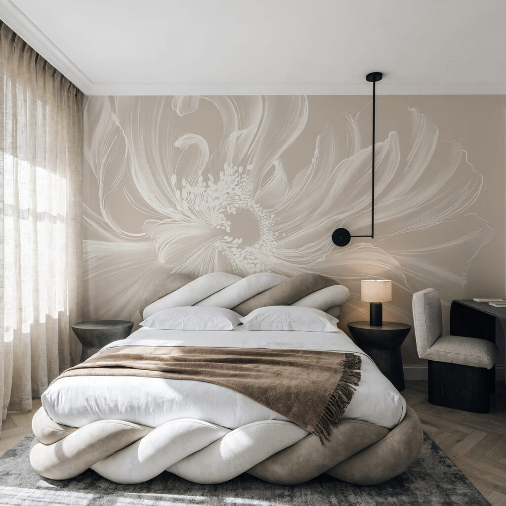 Fleur au cœur torsadé — intérieur 1