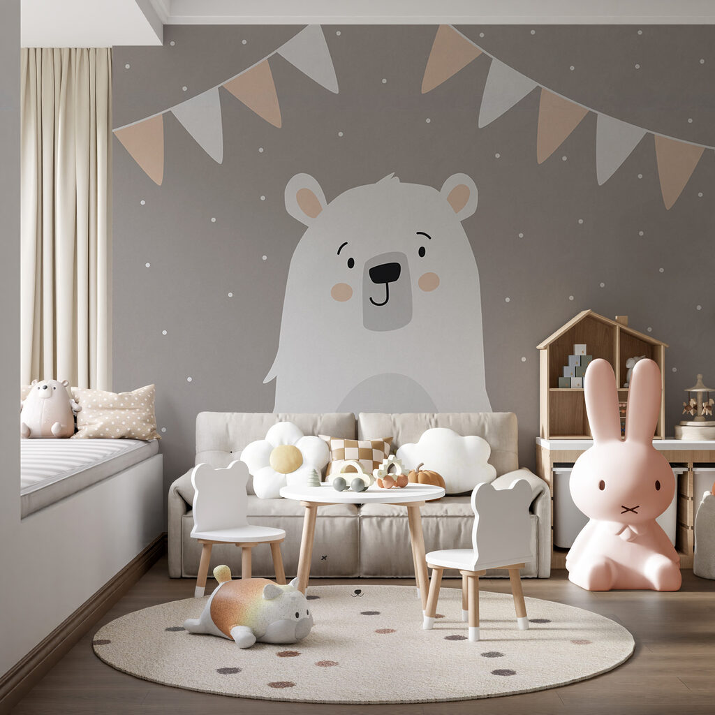 Ourson en fête — intérieur 2