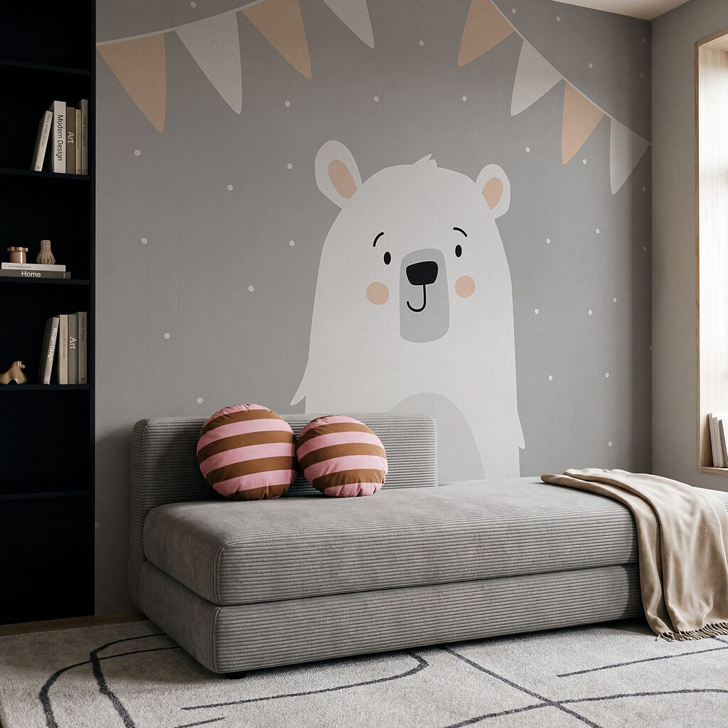 Ourson en fête — intérieur 1