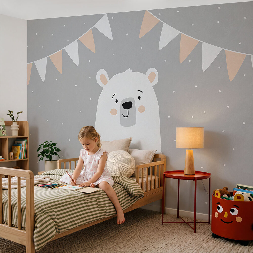 Ourson en fête — intérieur 2