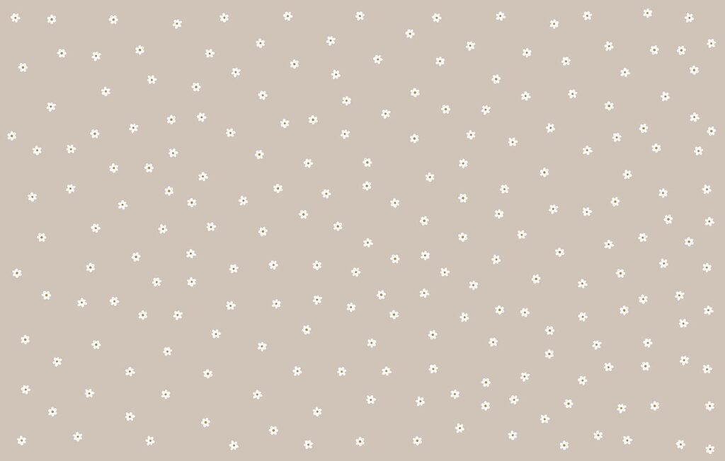 Fleurs en pointillé — motif complet