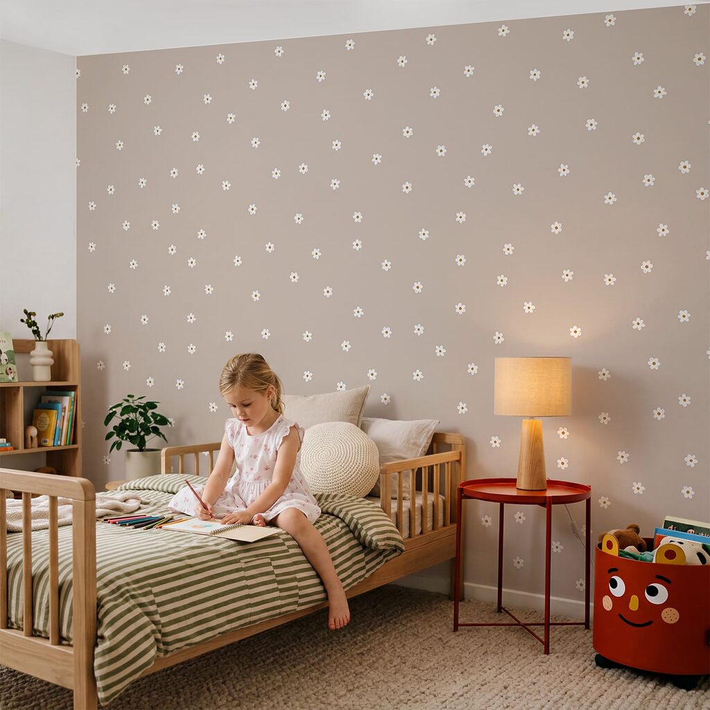 Fleurs en pointillé — intérieur 1
