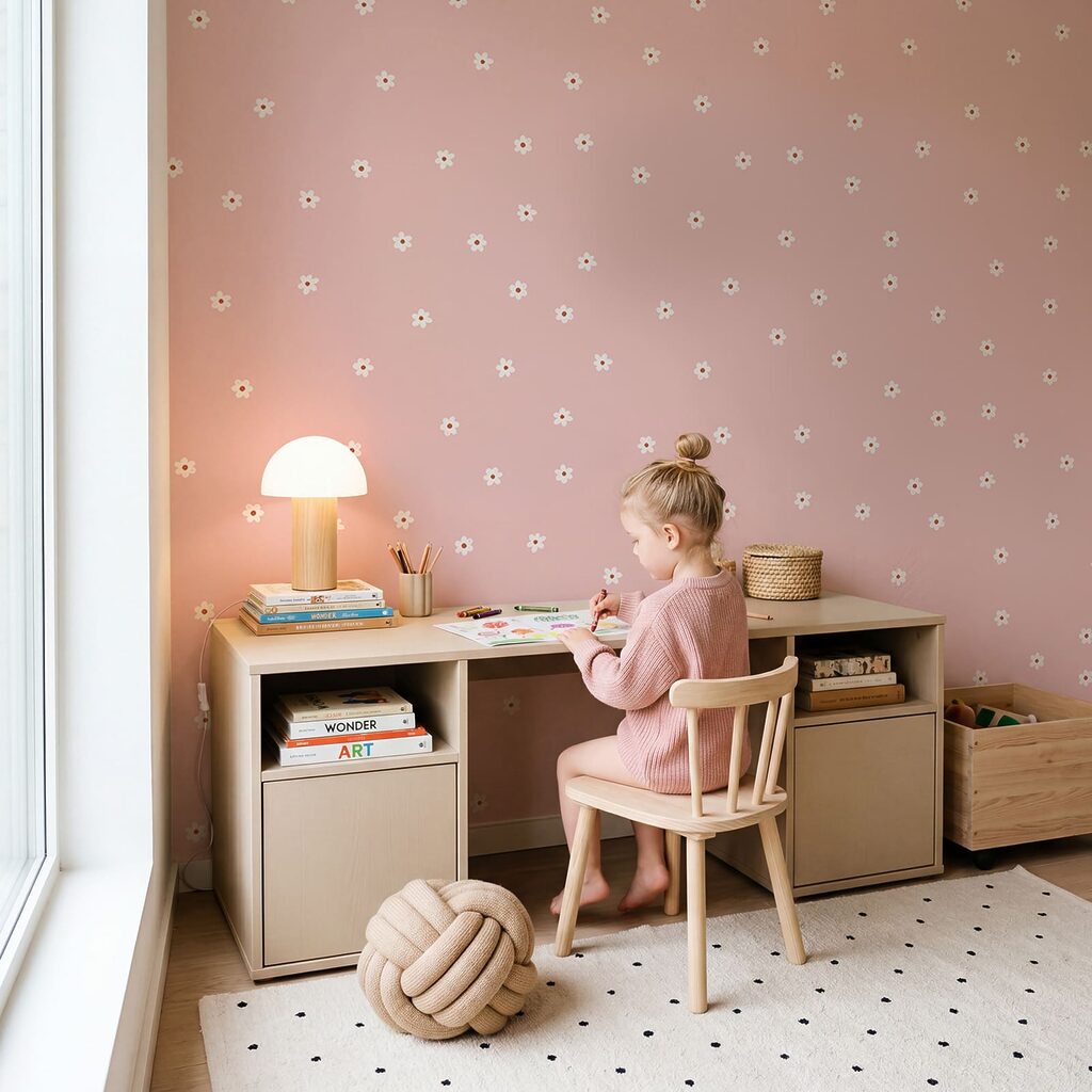 Fleurs en pointillé — intérieur 1